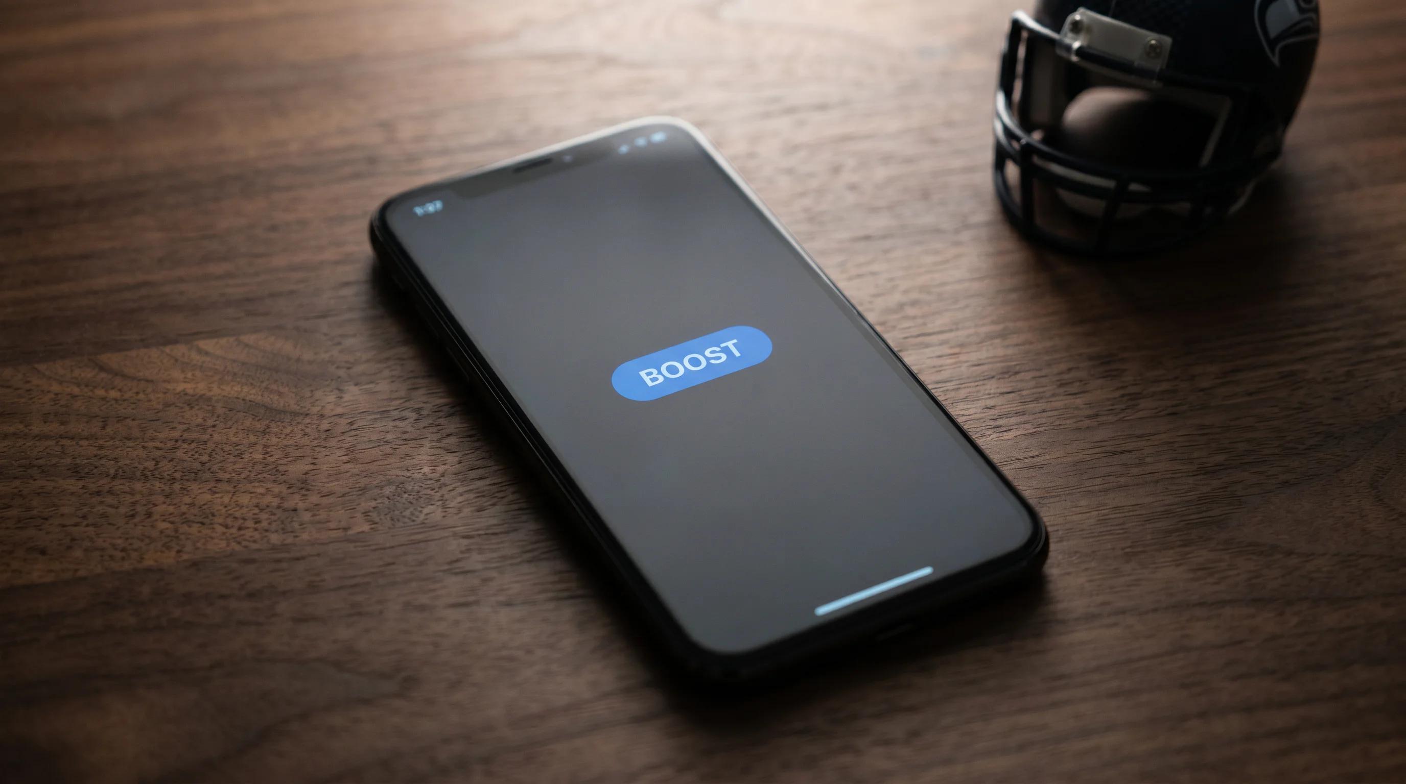 Mobile phone showing a generic profit boost promotion notification on a sports betting screen