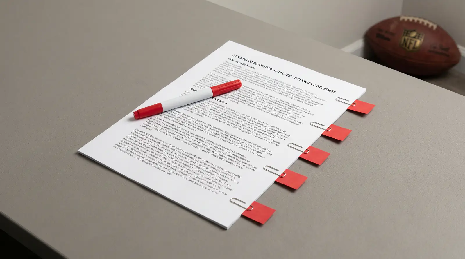 Document page with several clauses marked with red ink flags warning of restrictive welcome offer terms