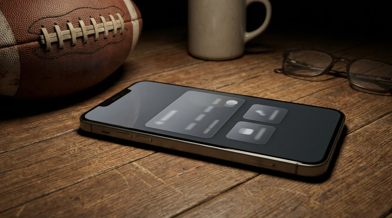 Mobile betting interface showing a generic rushing yards over/under prop card for a featured running back
